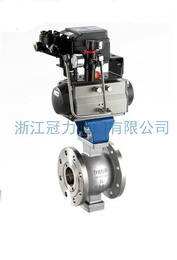 V型球閥：零部件少，使用操作方便！